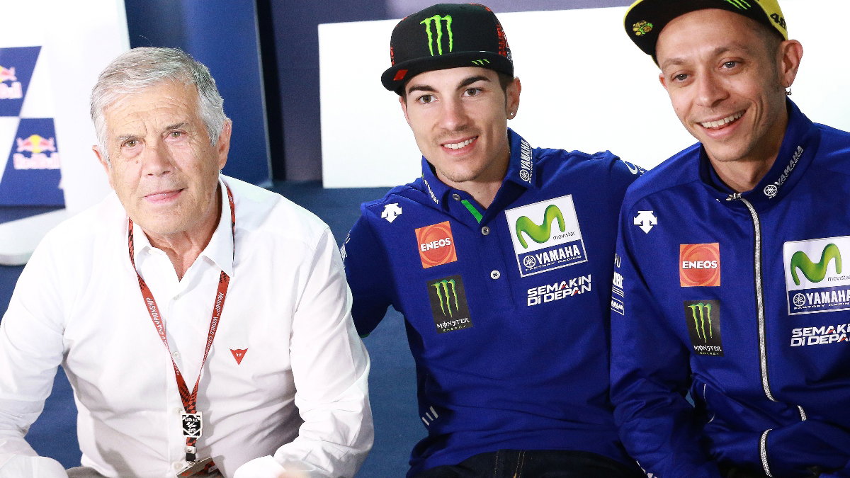 Giacomo Agostini, Valentino Rossi, Maverick Vinales